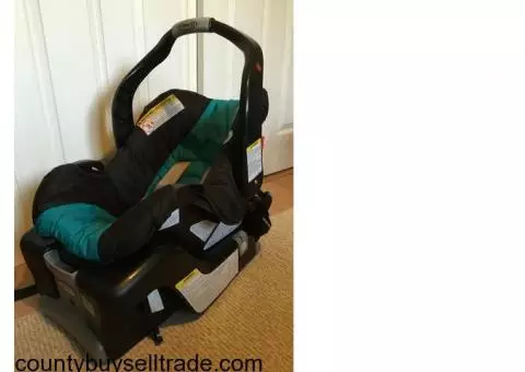 Stroller, car seat and base
